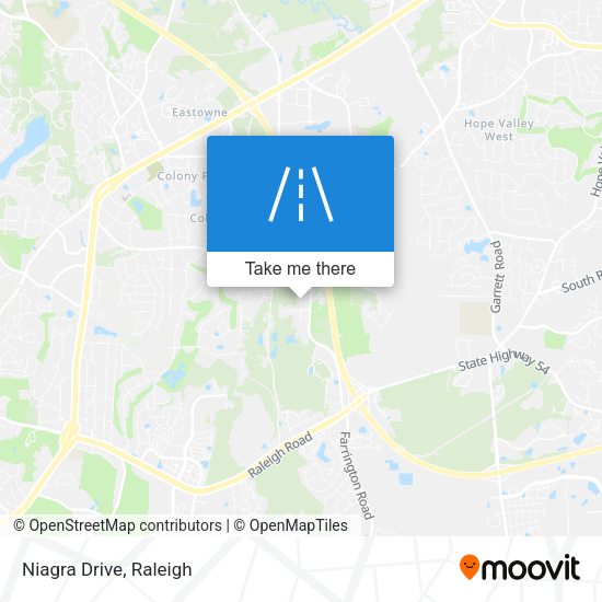 Mapa de Niagra Drive