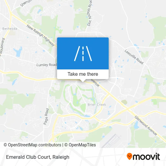 Emerald Club Court map