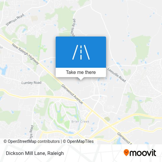 Mapa de Dickson Mill Lane