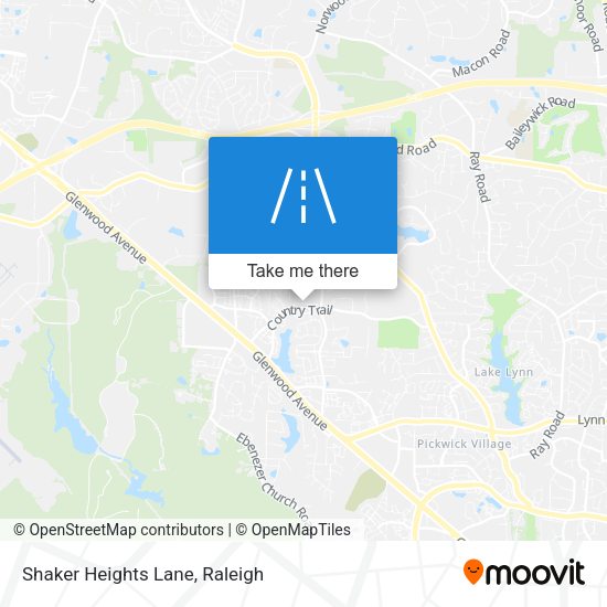Mapa de Shaker Heights Lane