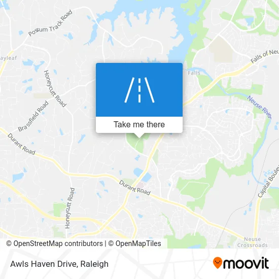 Awls Haven Drive map