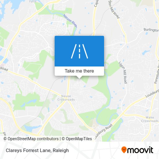Mapa de Clareys Forrest Lane