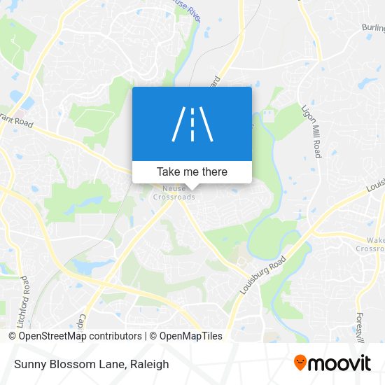 Mapa de Sunny Blossom Lane