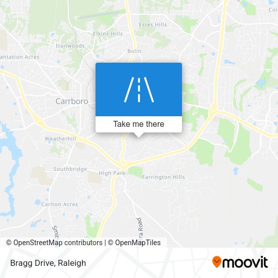 Bragg Drive map