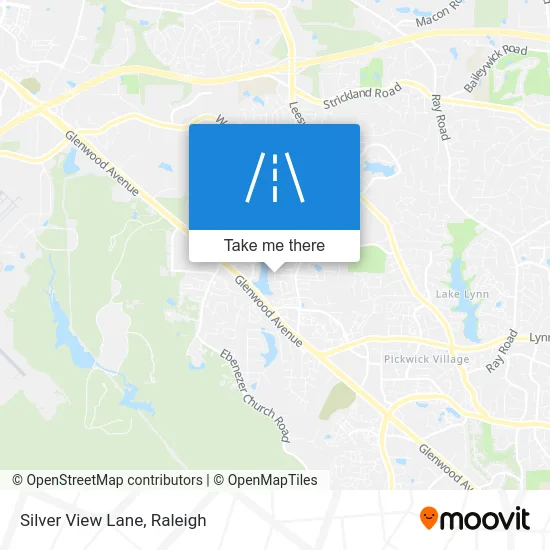 Silver View Lane map