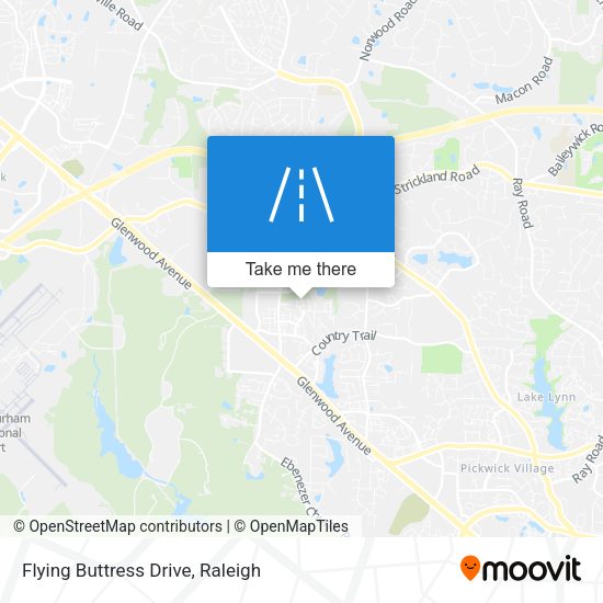 Mapa de Flying Buttress Drive