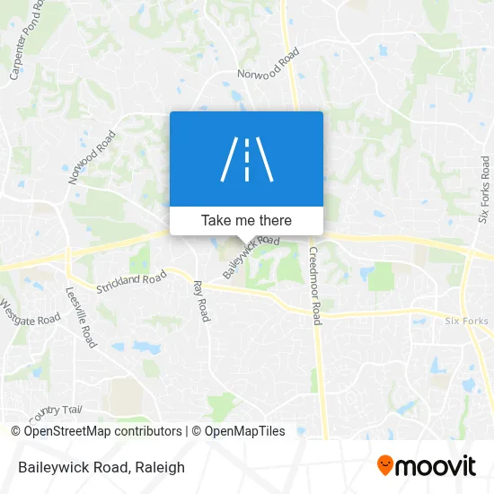 Baileywick Road map