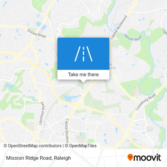 Mapa de Mission Ridge Road