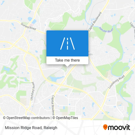 Mission Ridge Road map