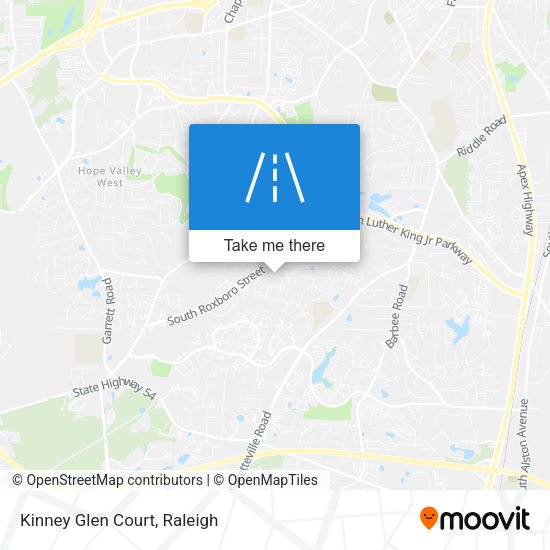 Mapa de Kinney Glen Court