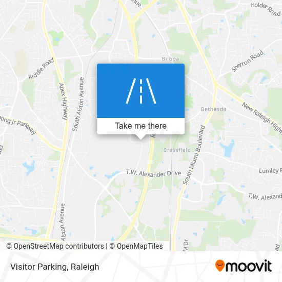 Visitor Parking map