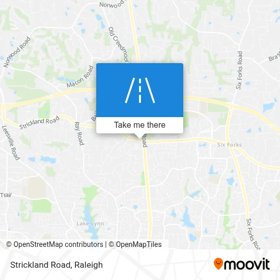 Strickland Road map
