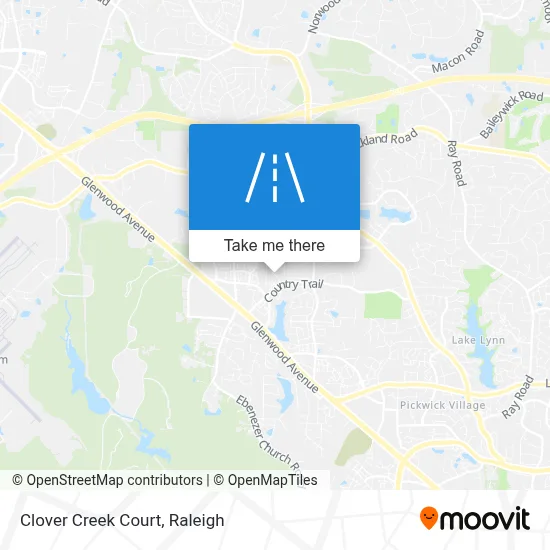 Clover Creek Court map