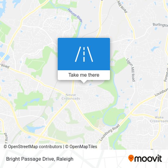 Bright Passage Drive map