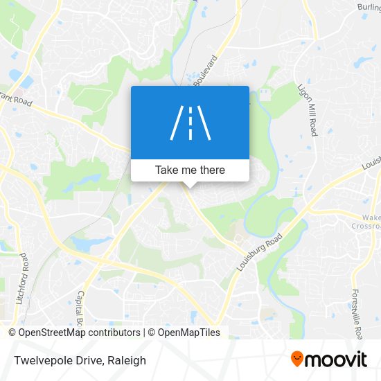 Mapa de Twelvepole Drive
