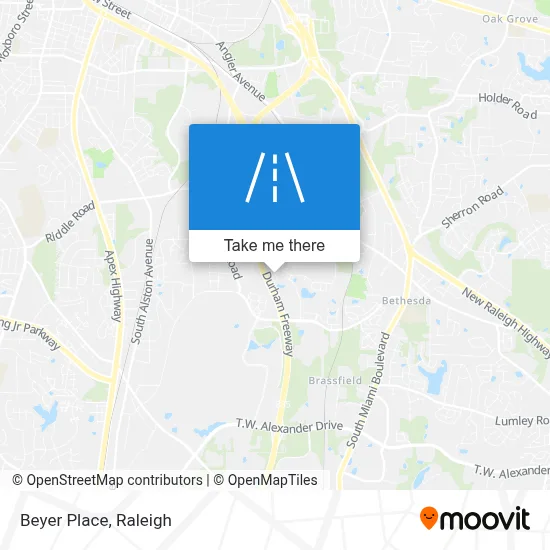 Beyer Place map
