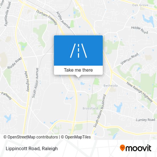 Mapa de Lippincott Road