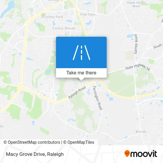 Macy Grove Drive map