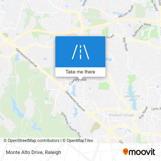 Mapa de Monte Alto Drive