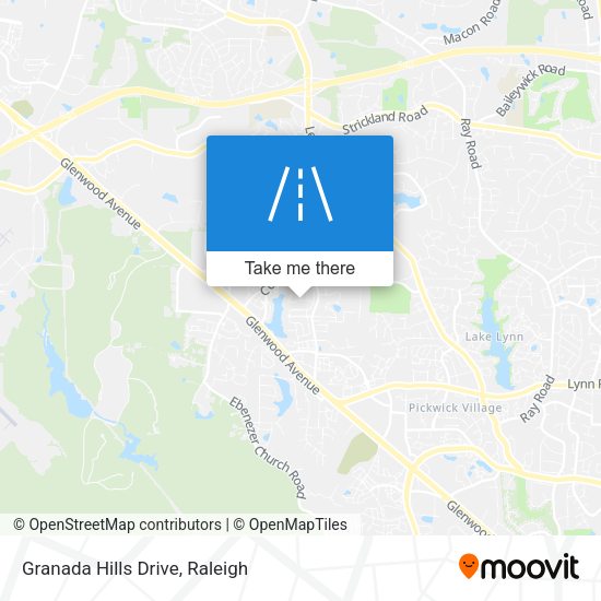 Mapa de Granada Hills Drive