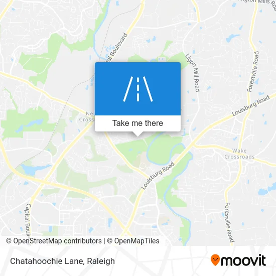 Chatahoochie Lane map