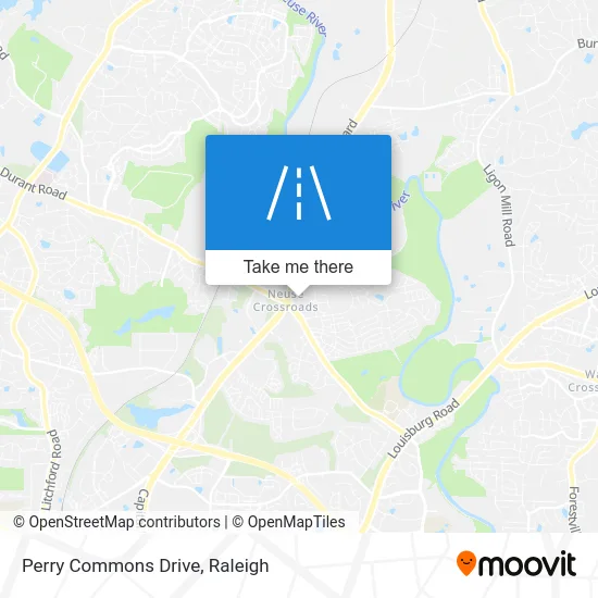 Perry Commons Drive map