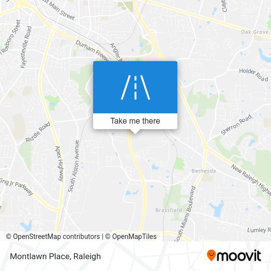 Mapa de Montlawn Place
