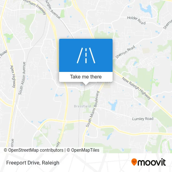 Freeport Drive map
