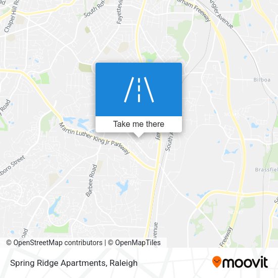 Spring Ridge Apartments map