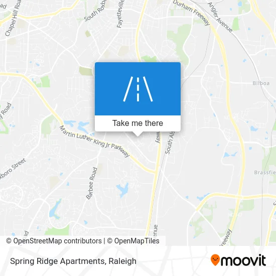 Spring Ridge Apartments map