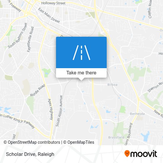 Mapa de Scholar Drive