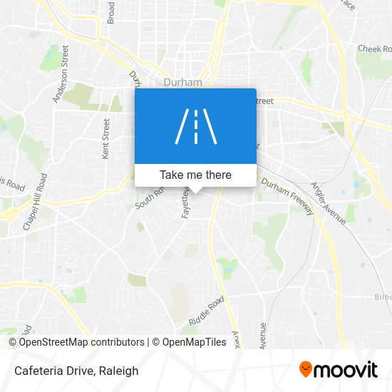 Cafeteria Drive map