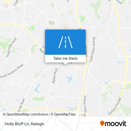 Mapa de Holly Bluff Ln