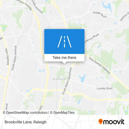 Brookville Lane map