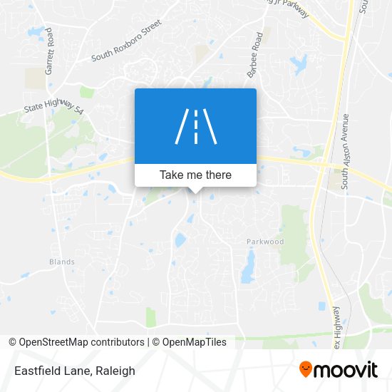 Mapa de Eastfield Lane