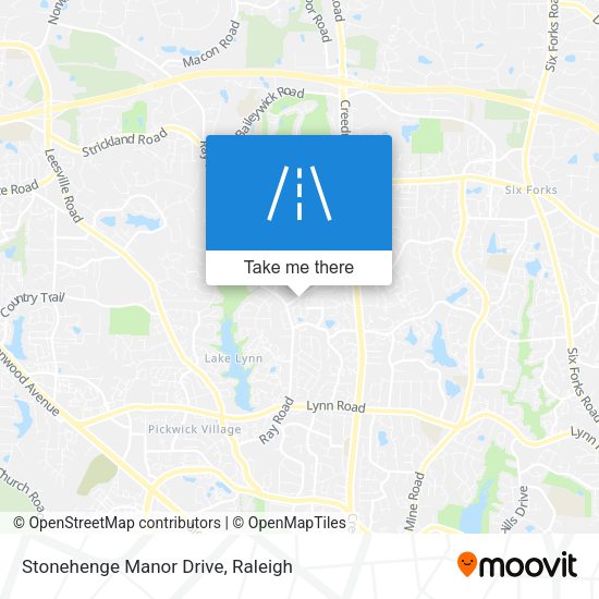Mapa de Stonehenge Manor Drive