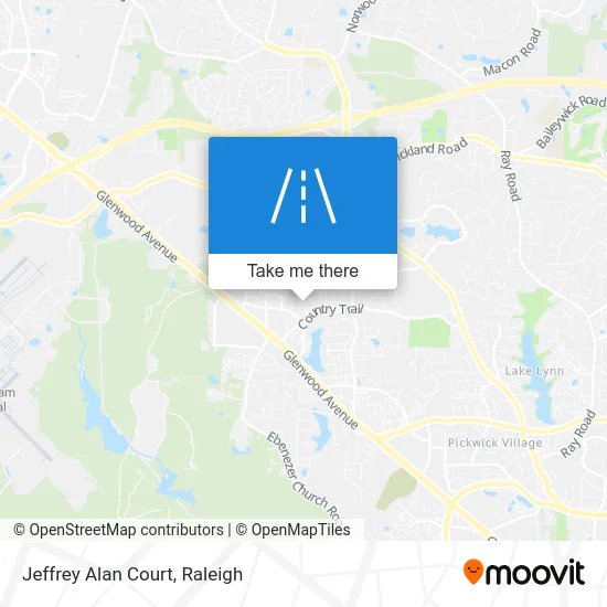 Jeffrey Alan Court map