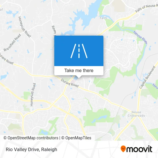 Rio Valley Drive map