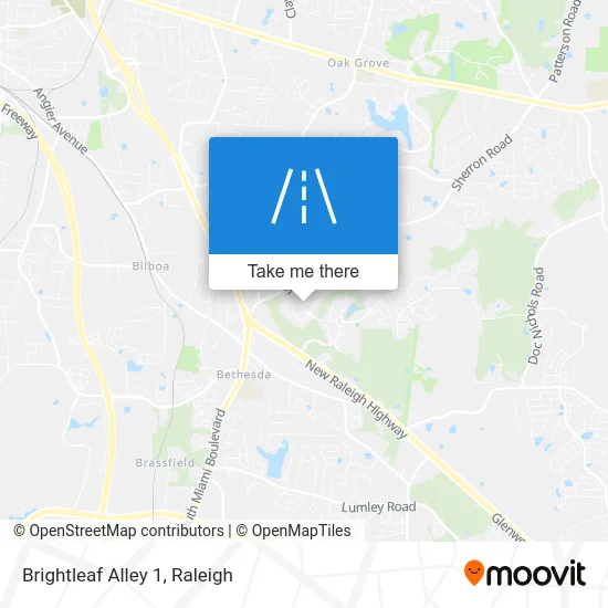 Brightleaf Alley 1 map