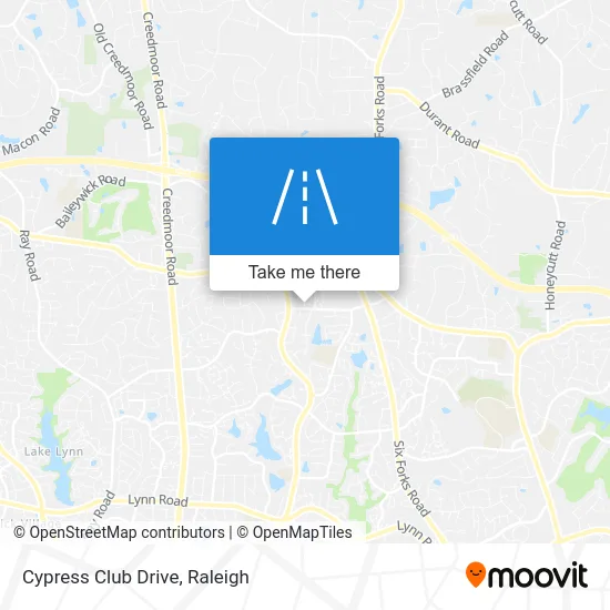 Cypress Club Drive map