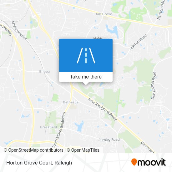 Mapa de Horton Grove Court