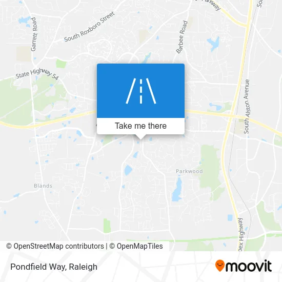 Pondfield Way map