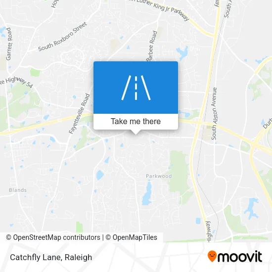 Catchfly Lane map
