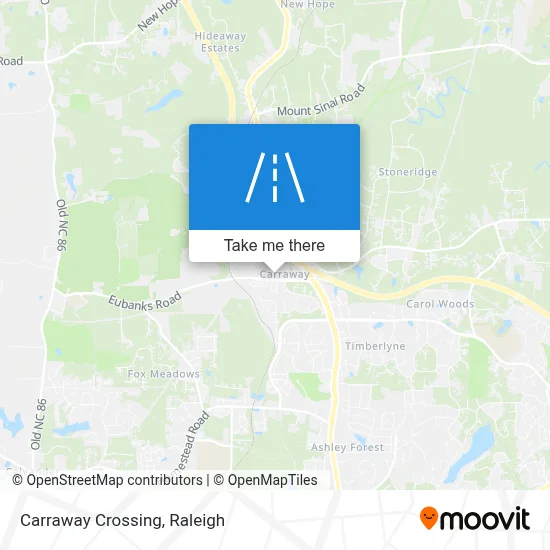 Carraway Crossing map