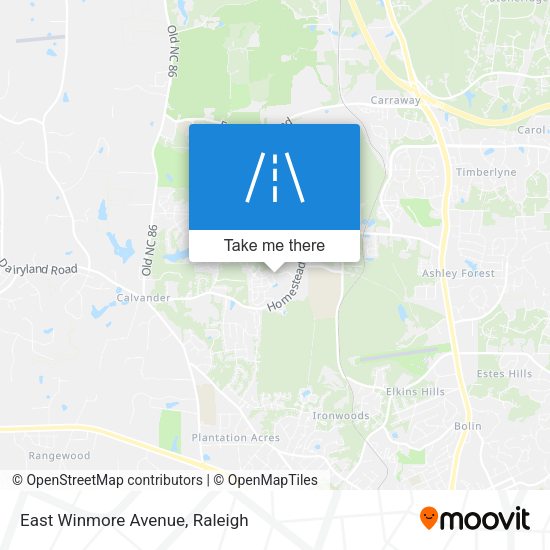 Mapa de East Winmore Avenue
