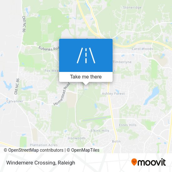 Mapa de Windemere Crossing