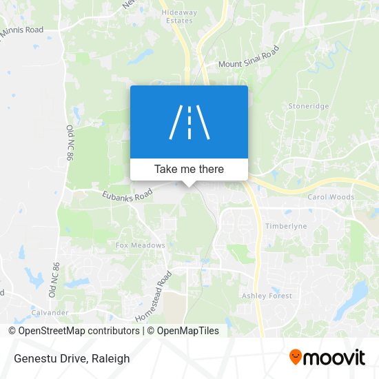 Mapa de Genestu Drive