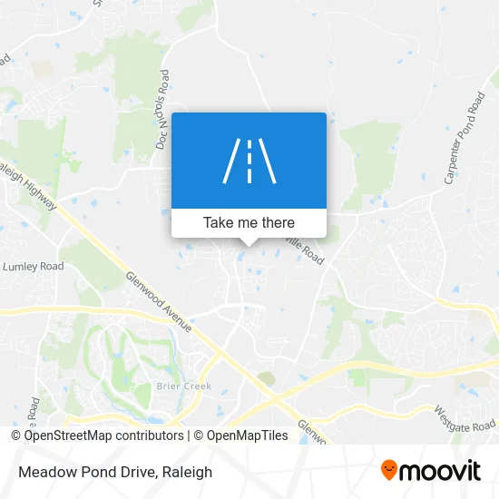 Meadow Pond Drive map