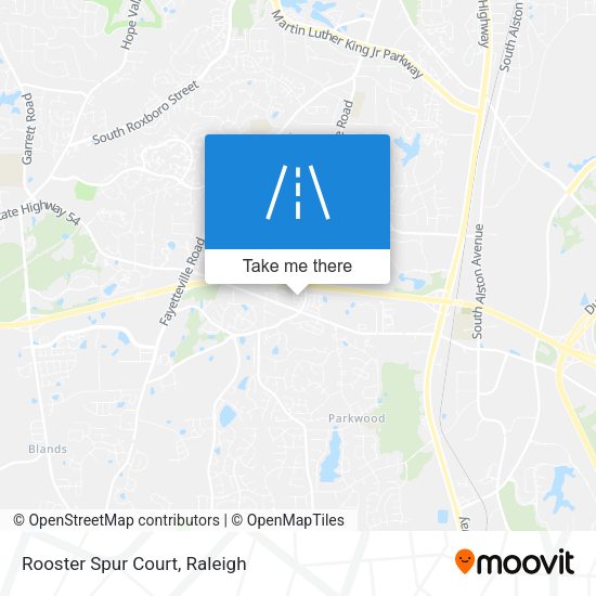 Rooster Spur Court map