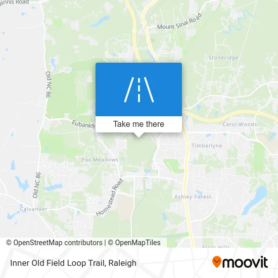 Mapa de Inner Old Field Loop Trail